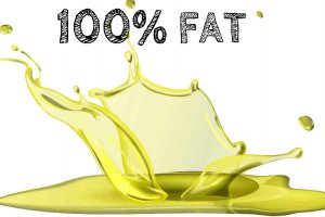 Splashed oil, 100% Fat