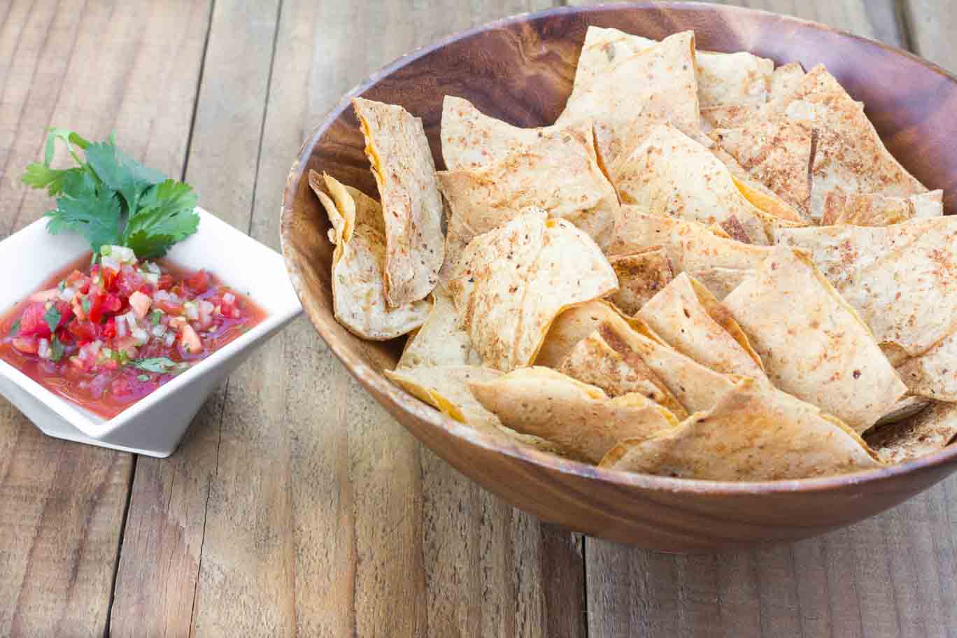 Light & Crispy Oil-free Tortilla Chips