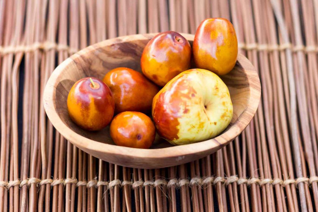 Bowl of Jujube Fruit to add sweetness